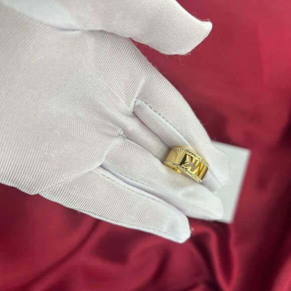 Michael Kors Gold Logo Earrings - Picture 3 of 9